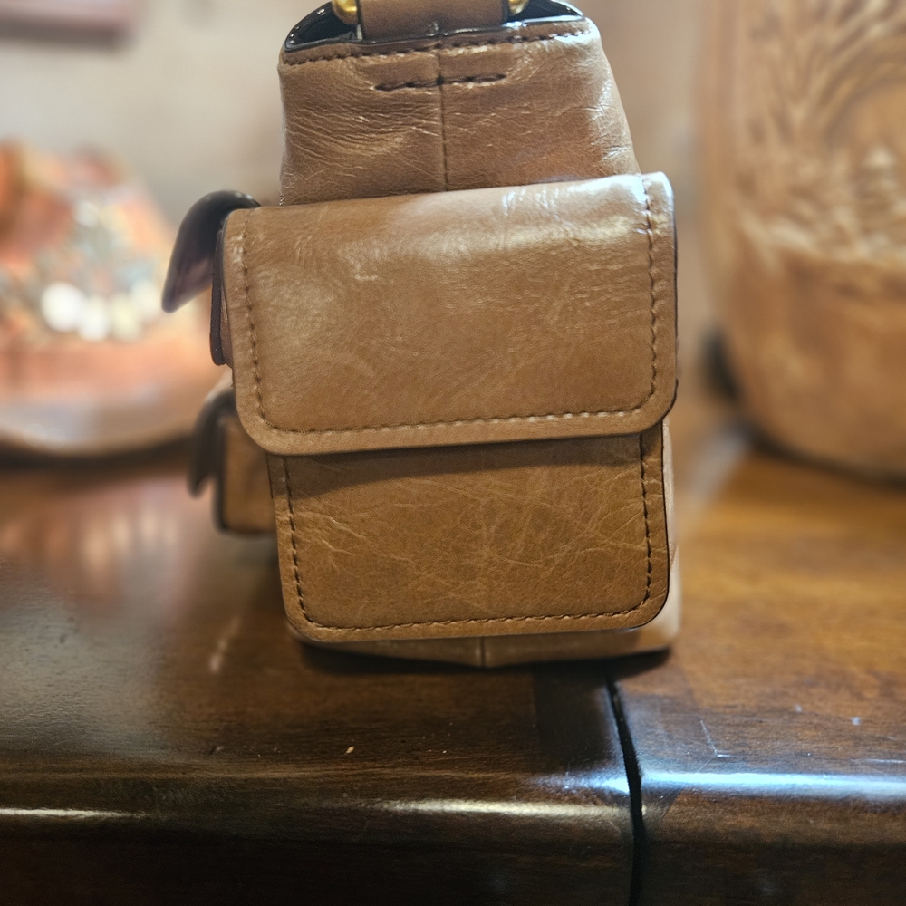 Michael Kors Brown Genuine Leather Luggage Shoulder Bag - Picture 6 of 13